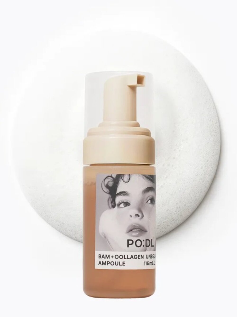 PO:DL Bam + Collagen Bubble Ampoule - White Packaging